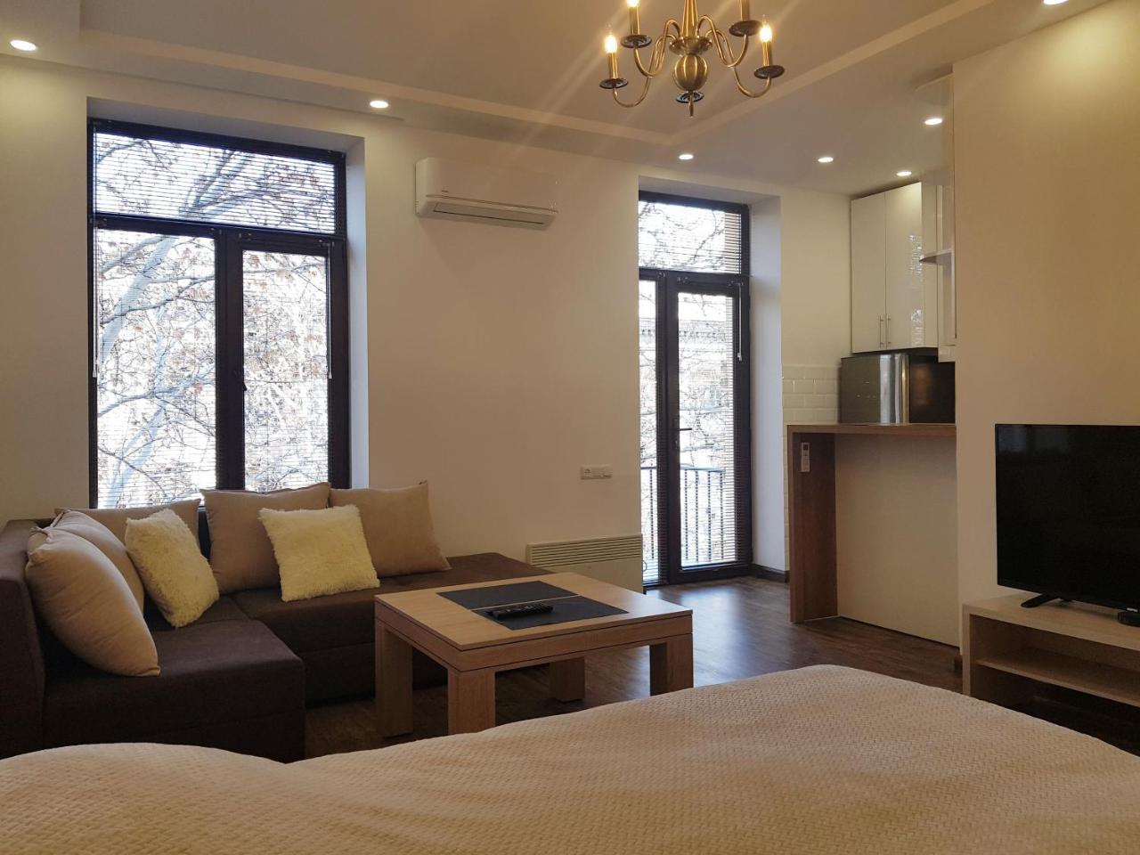 Cascade White Luxury Apartment Erevan Esterno foto